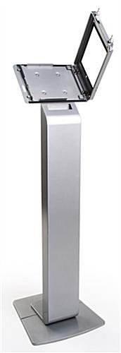 Navigator Series iPad 10.5" Floor Stand w/ ADA Height and Reach Design - Silver - Image 3