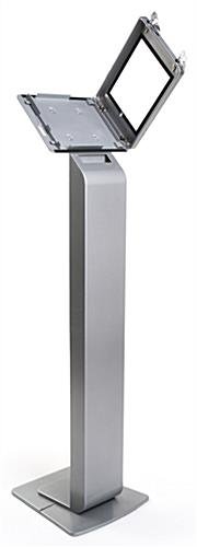 Navigator Series iPad 12.9" Floor Stand w/ ADA Height and Reach Design - Silver - Image 3