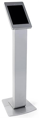 Navigator Series iPad 12.9" Floor Stand w/ ADA Height and Reach Design - Silver