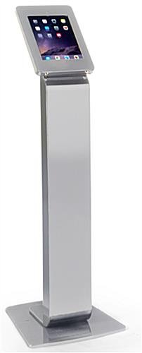 Navigator Series iPad Floor Stand w/ ADA Height and Reach Design - Silver