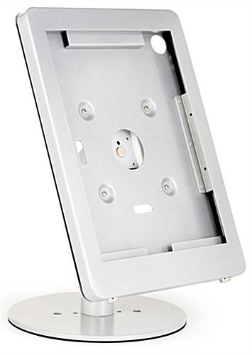 Navigator Series iPad Pro Counter Stand/Mount & Adjustable Enclosure w/ Lock - Silver - Image 8