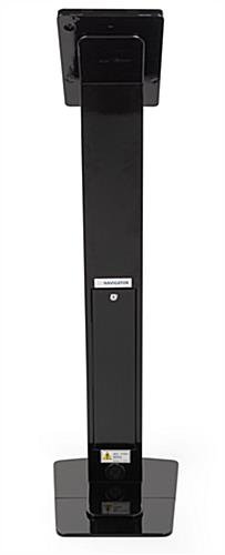 Navigator Series iPad Pro Floor Stand & Enclosure w/ Lock & Power Supply - Black - Image 6