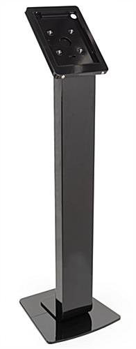 Navigator Series iPad Pro Floor Stand & Enclosure w/ Lock & Power Supply - Black - Image 7