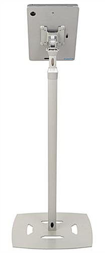 Navigator Series iPad Pro Floor Stand & Height Adjustable Enclosure w/ Lock - Silver - Image 6