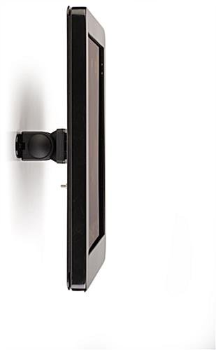 Navigator Series iPad Pro Wall Mount & Adjustable Enclosure w/ Lock - Black - Image 2