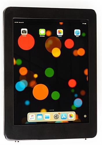 Navigator Series iPad Pro Wall Mount & Adjustable Enclosure w/ Lock - Black - Image 3