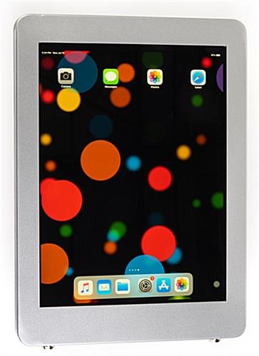 Navigator Series iPad Pro Wall Mount & Adjustable Enclosure w/ Lock - Silver - Image 3