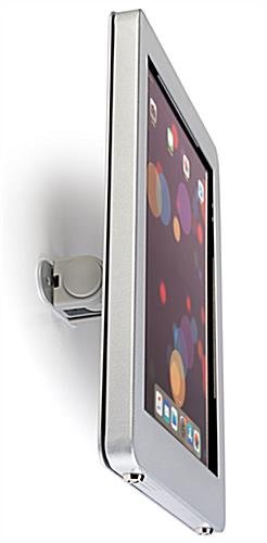 Navigator Series iPad Pro Wall Mount & Adjustable Enclosure w/ Lock - Silver