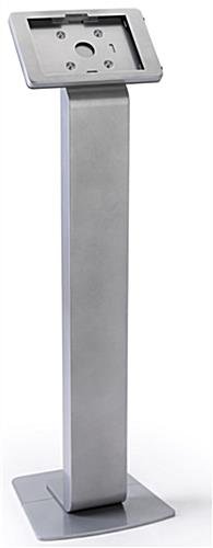 Navigator Series Microsoft Surface Floor Stand & Enclosure w/ Power Supply - Silver