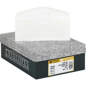 Neenah Classic Crest #10 Envelopes, 24 lb, White, 500 Envelopes