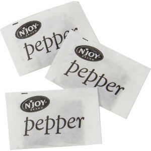 N'Joy Black Pepper Portion Packets, 3000 ct