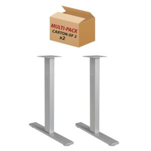 OfficeSource Conference/Multi-Purpose Flat Base T Leg - For 30"D Tops