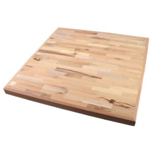 OfficeSource Conference/Multi-Purpose Tables 30" Square Butcher Block Top - Requires Base