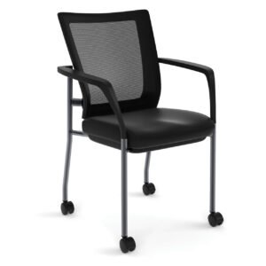 OfficeSource CoolMesh Collection Mesh Back Stacking Chair