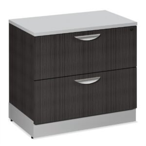OfficeSource Cosmo Collection Two Drawer Lateral Drawer