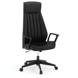 OfficeSource | Empire Collection | Executive High Back with Black Frame