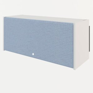 OfficeSource Fuse Collection 36" Fabric Flipper Door Unit With Lock