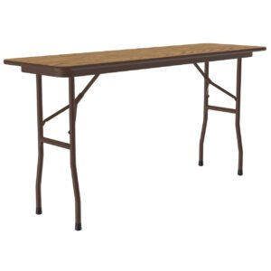 OfficeSource Melamine Folding Table - 60"W x 30"D
