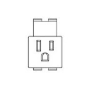 OfficeSource Modular Electric System Isolated Receptacle 3