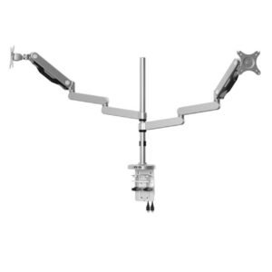 OfficeSource Monitor Arms Dual Monitor Arm - Silver
