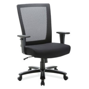 OfficeSource OS Big & Tall Collection Big and Tall High Back Chair with Black Frame