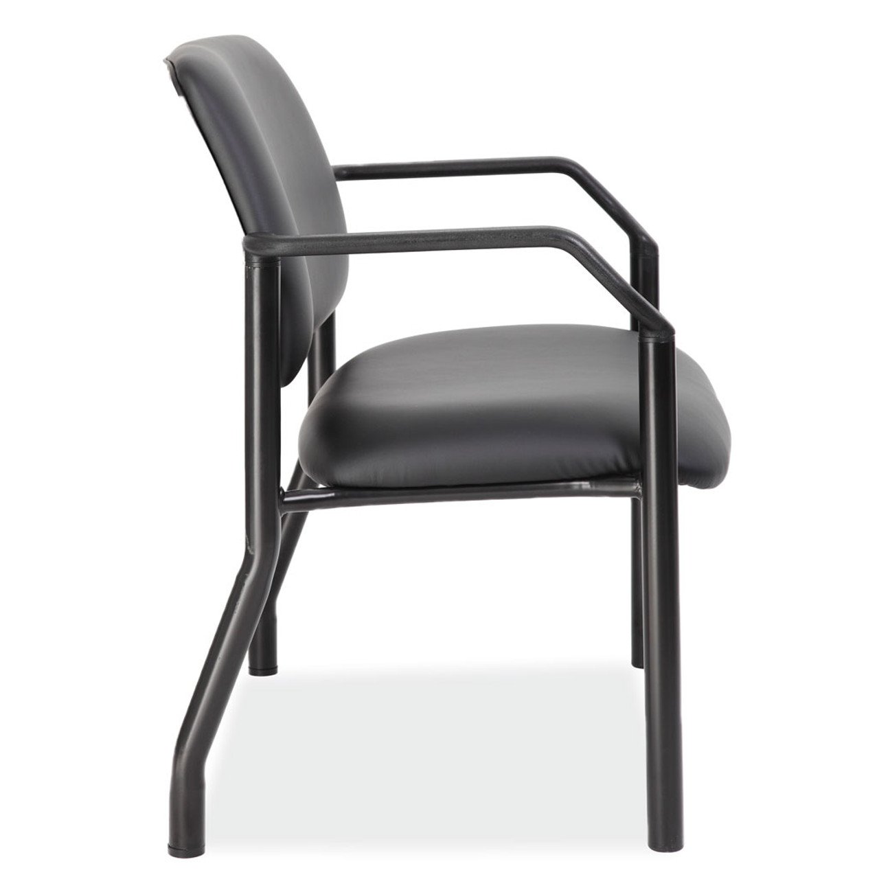 OfficeSource OS Big & Tall Collection Guest Chair with Arms and Black Frame 1 - Image 3