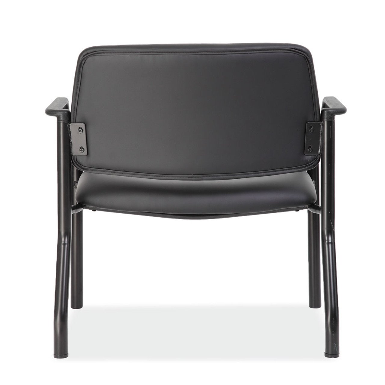 OfficeSource OS Big & Tall Collection Guest Chair with Arms and Black Frame 1 - Image 4