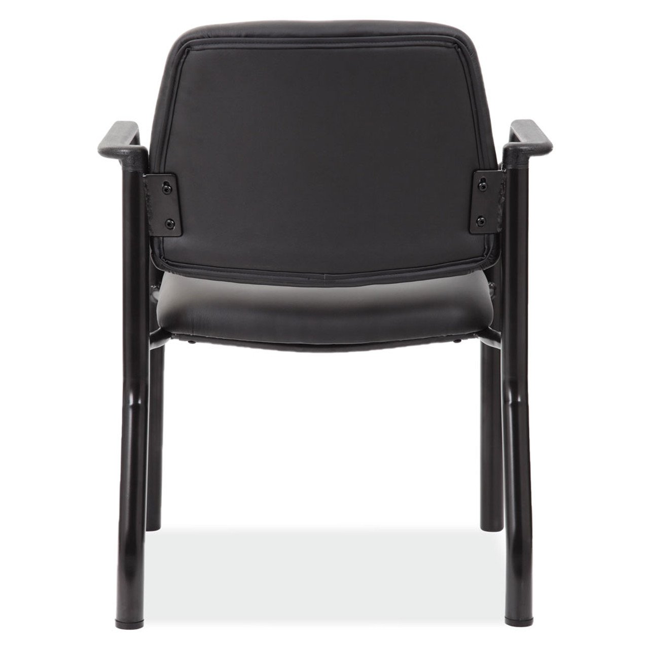 OfficeSource OS Big & Tall Collection Guest Chair with Arms and Black Frame 2 - Image 3