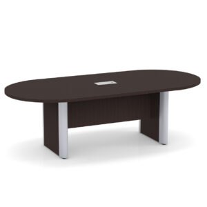 OfficeSource | OS Conference Tables | Racetrack Conference Table with Elliptical Base