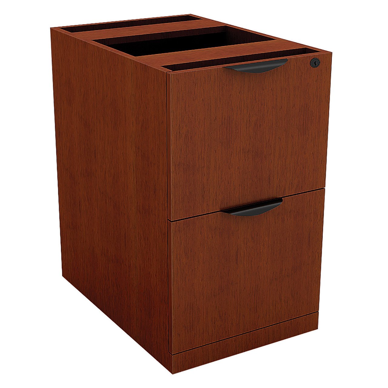 OfficeSource OS Laminate Collection 2 Drawer Deluxe Full Pedestal - File/File - Image 2