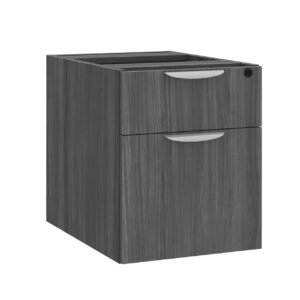 OfficeSource OS Laminate Collection 2 Drawer Hanging Pedestal - Box/File 1