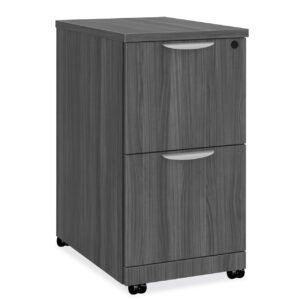 OfficeSource OS Laminate Collection 2 Drawer Mobile Pedestal - File/File