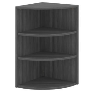 OfficeSource OS Laminate Collection Corner Bookcase