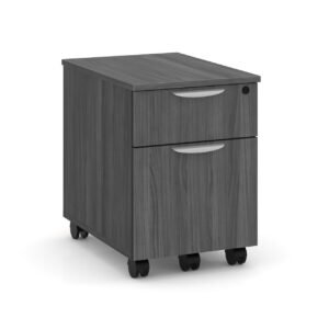 OfficeSource OS Laminate Collection Mobile Box and File Pedestal