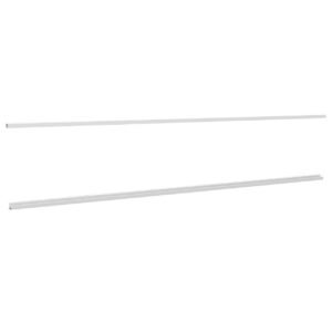 OfficeSource OS Laminate Collection Sliding Glass Door Rails For PL144OH