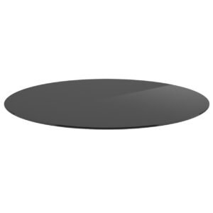 OfficeSource OS Reception Tables 36" Round Glass Top