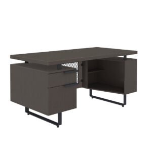 OfficeSource | Palisades Collection | Double Pedestal Desk - 60" x 30"
