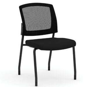 OfficeSource Parson Collection Armless Micro Mesh Back Side Chair 1