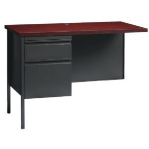 OfficeSource Raleigh Collection Left Hand, Single Pedestal Return - 42"W x 24"D