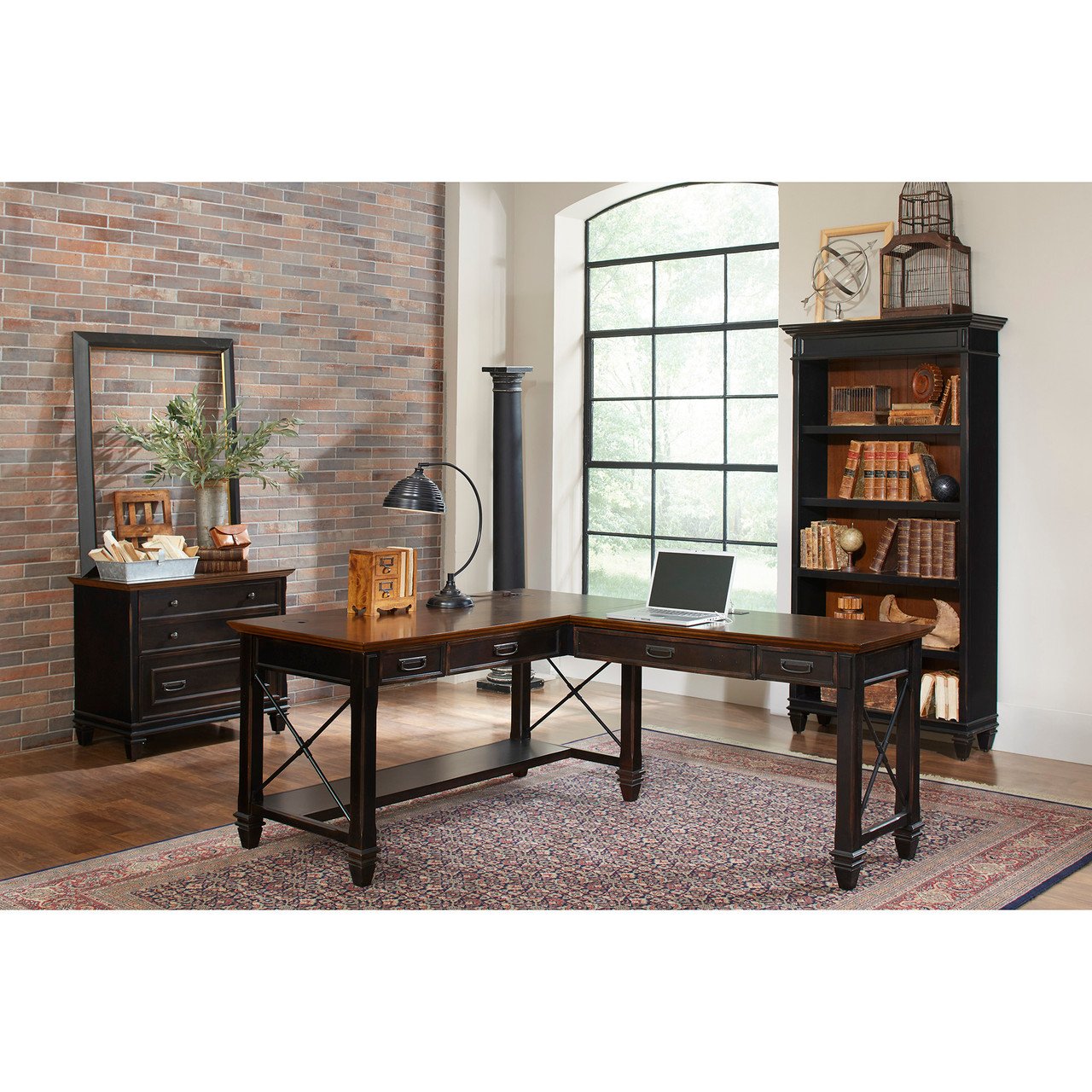 OfficeSource Refined Collection Open Bookcase - Image 5