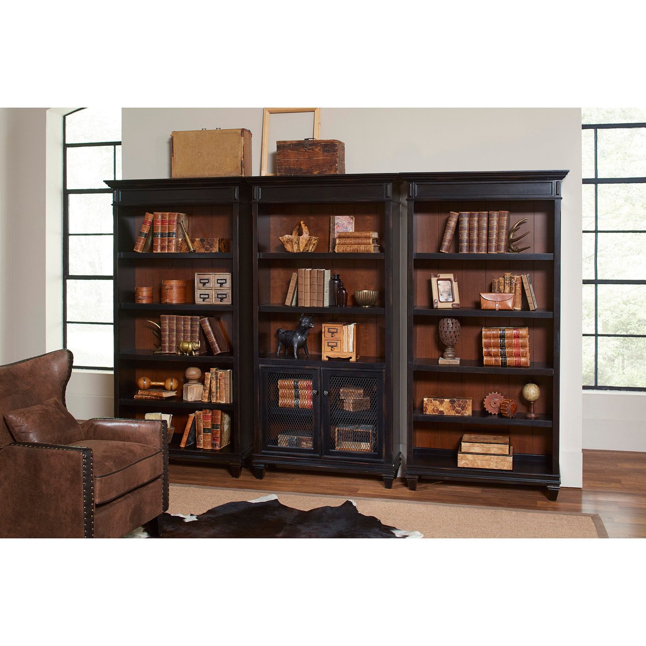 OfficeSource Refined Collection Open Bookcase - Image 6