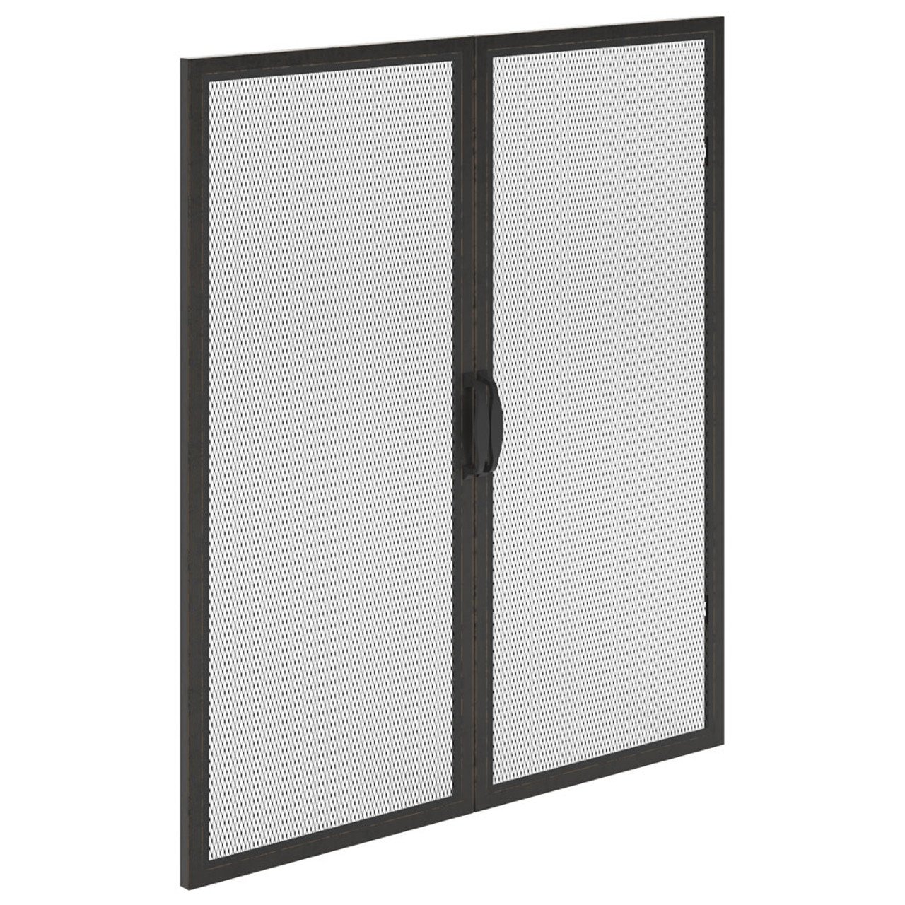 OfficeSource Riveted Collection Optional Mesh Metal Doors - (For HIMB36)