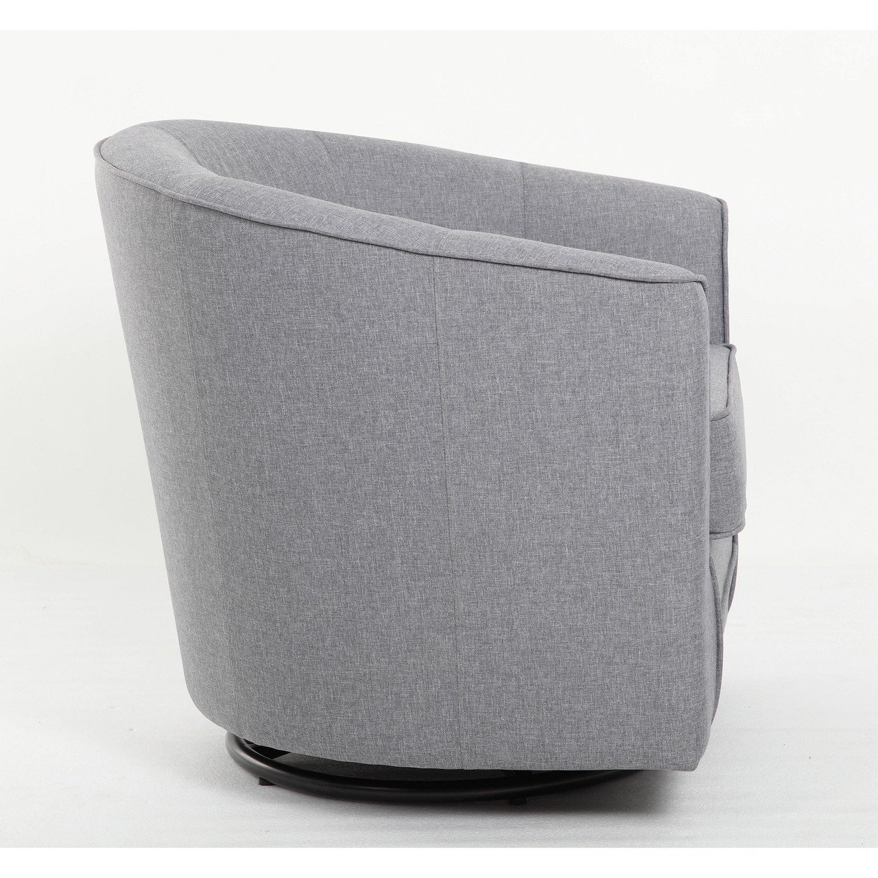 OfficeSource Round Collection Swivel Club Chair - Image 3