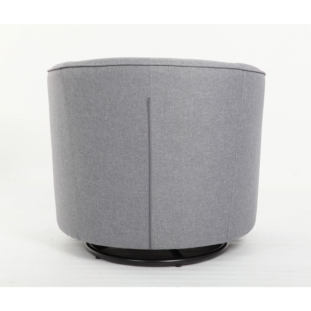 OfficeSource Round Collection Swivel Club Chair - Image 4