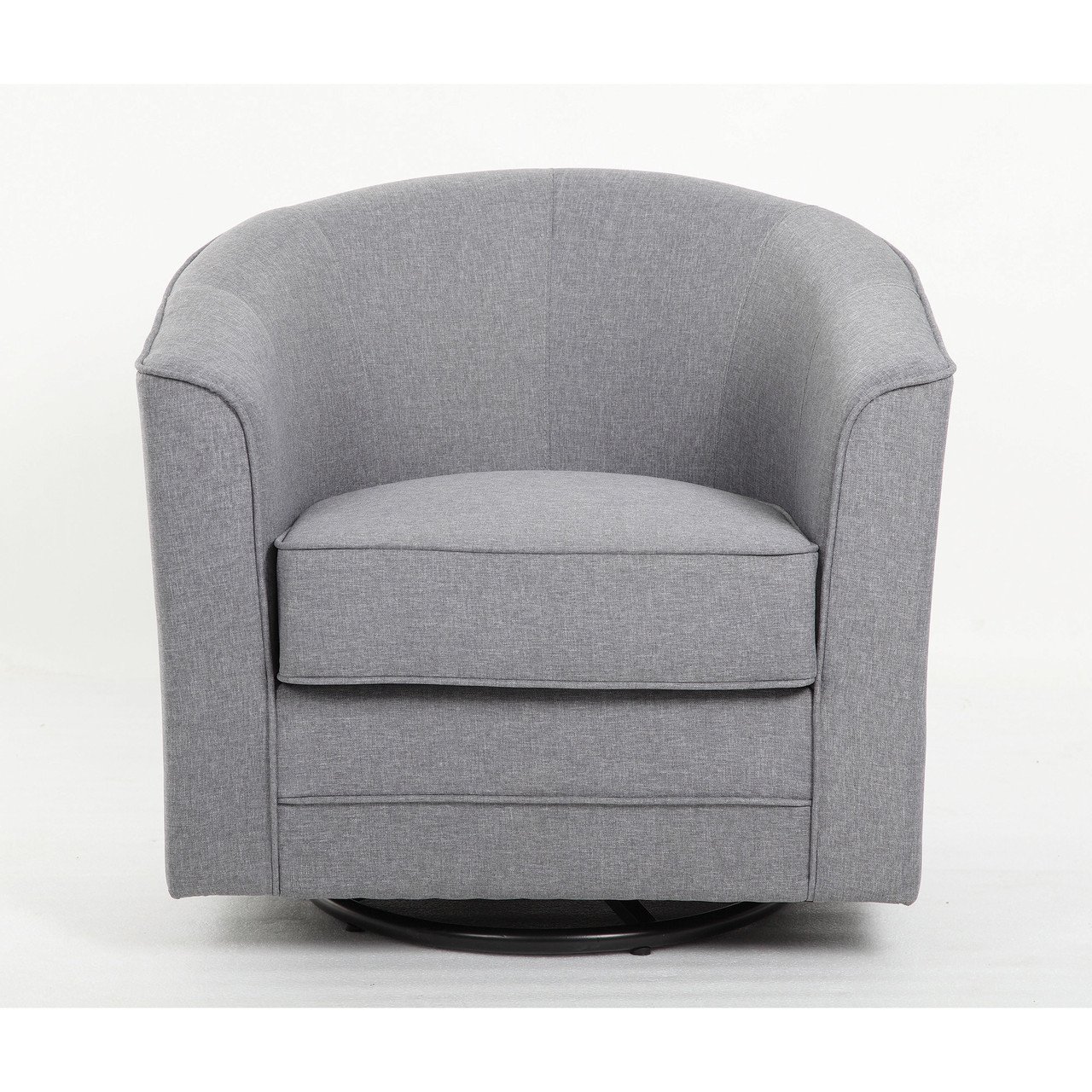 OfficeSource Round Collection Swivel Club Chair - Image 5