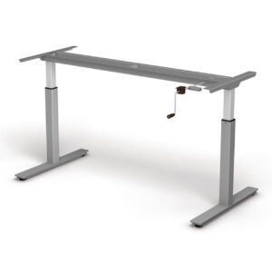 OfficeSource | StandUp Standing Desk Collection | Crank Lift Base - 35"W x 29.5"D