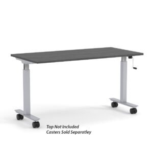 OfficeSource | StandUp Standing Desk Collection | Crank Lift Base - 35"W x 23.6"D