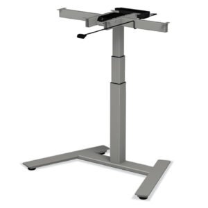OfficeSource StandUp Standing Desk Collection Electric Single Post Adjustable Base