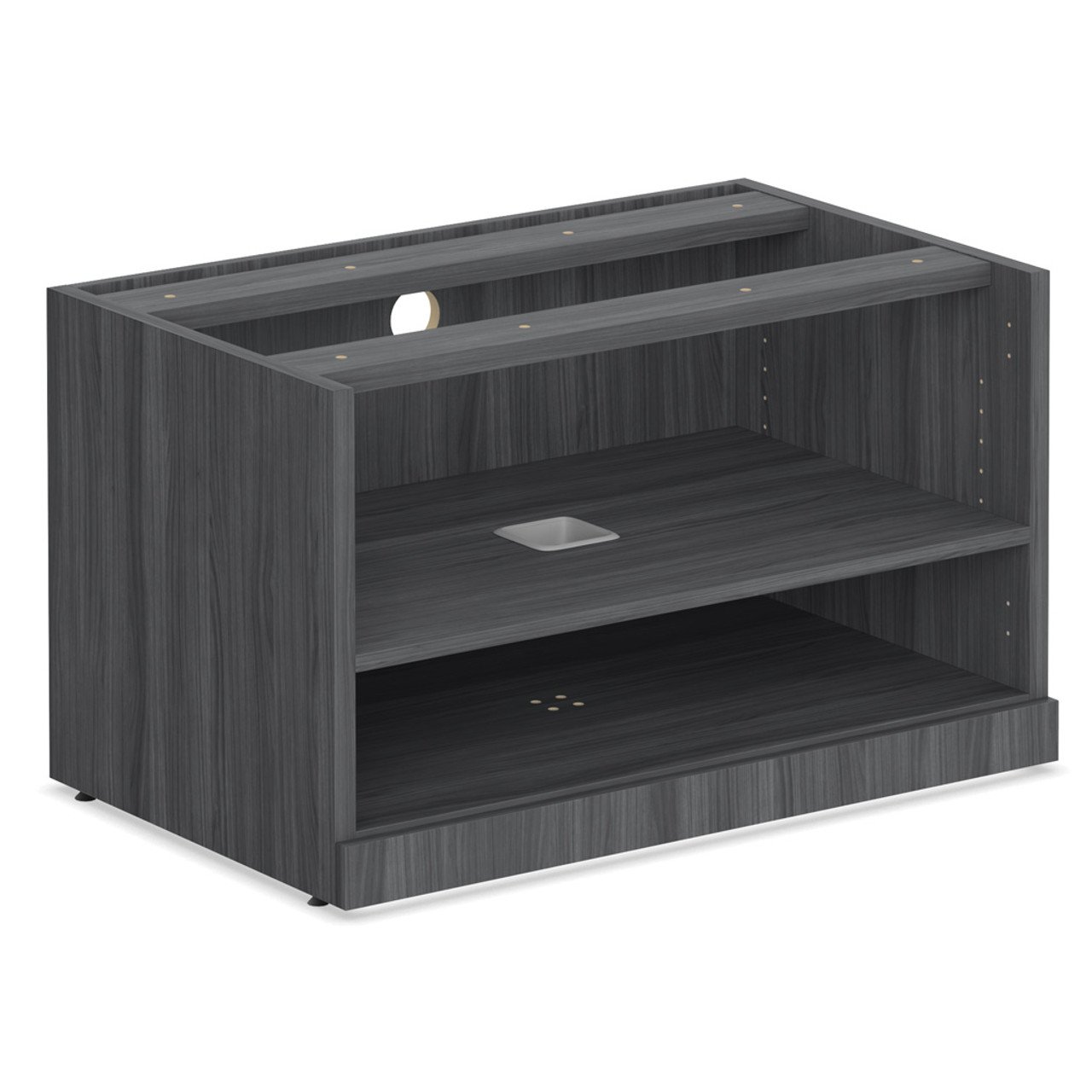 OfficeSource StandUp Standing Desk Collection Open Shelf Cabinet (Top Not Included) - Image 2