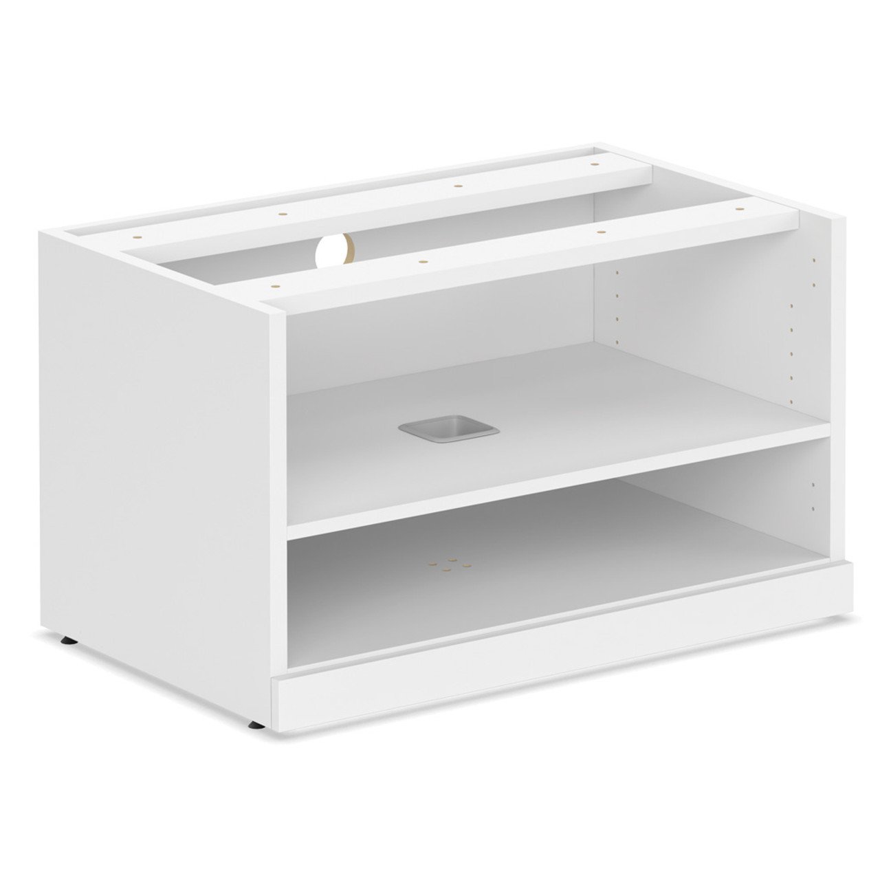 OfficeSource StandUp Standing Desk Collection Open Shelf Cabinet (Top Not Included) - Image 8